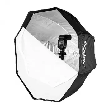 Godox SB-UBW95 95cm οκταγωνικό softbox ομπρέλας με σύνδεση Bowens, ασημί εσωτερικό, διαχύτες και τσάντα μεταφοράς