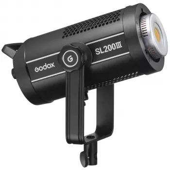 Godox SL200III 200W LED βίντεο φως ημέρας με Bowens-Mount, 5600K, CRI 96+, TLCI 97+, έλεγχος μέσω app, αθόρυβος ανεμιστήρας, 11 FX εφέ