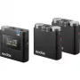 Godox Virso M2 2,4 GHz ασύρματο σύστημα μικροφώνου για εγγραφές