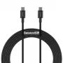 Baseus CATYS-C01 USB-C σε USB-C 100W PD καλώδιο γρήγορης φόρτισης 2m μαύρο