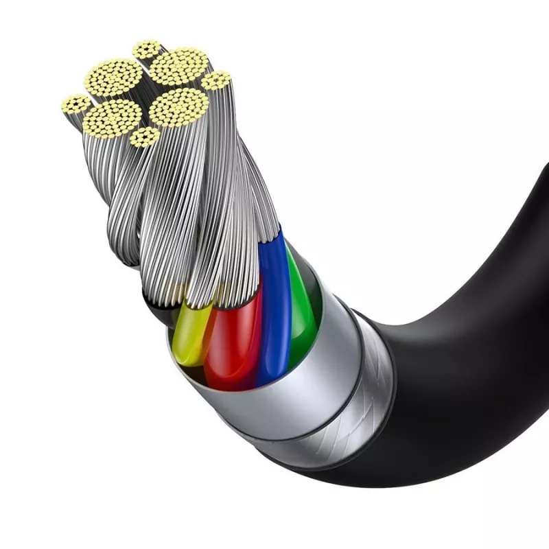 Baseus CATYS-C01 USB-C σε USB-C 100W PD καλώδιο γρήγορης φόρτισης 2m μαύρο