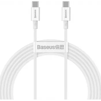 Baseus Superior Series USB-C σε USB-C καλώδιο 100W 2m λευκό
