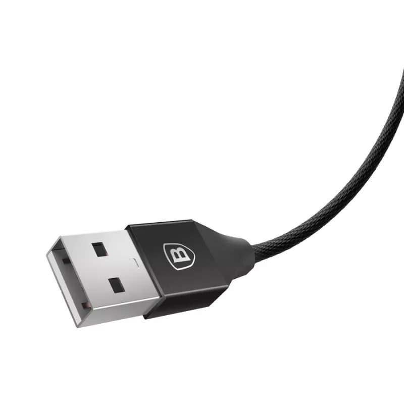 Baseus Yiven USB-A σε Micro-USB καλώδιο 1,5 m 2 A μαύρο
