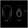 AWEI AT36 ασύρματα over-ear ακουστικά με μικρόφωνο, Bluetooth 5.4, μαύρο
