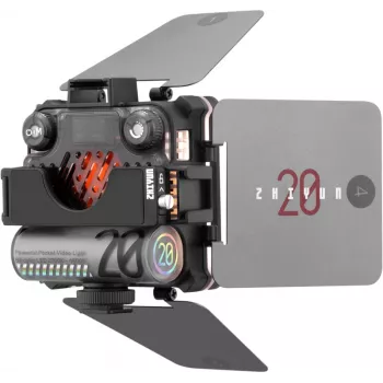 Zhiyun M20 Combo σετ φωτισμού βίντεο LED 20W Bi-Color με RGB, μίνι τρίποδο, διαχύτη, grid, barndoors