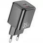 AWEI PD65-EU 35W GaN Φορτιστής τοίχου, 2x USB-C, Μαύρο