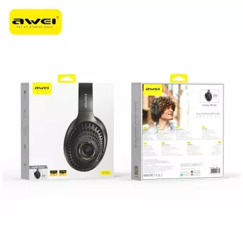 AWEI AT30 Bluetooth 6.0 ασύρματα ακουστικά, Μαύρο