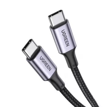UGREEN Καλώδιο USB-C σε USB-C 100W 5A Μαύρο 1,5m