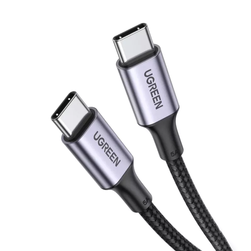 UGREEN Καλώδιο USB-C σε USB-C 100W 5A Μαύρο 1,5m