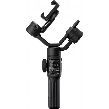 Zhiyun Smooth 5S AI Gimbal smartphone με μαγνητικό φωτιστικό συμπλήρωσης, σταθεροποιητής 3 αξόνων, ωφέλιμο φορτίο 300g, Μαύρο