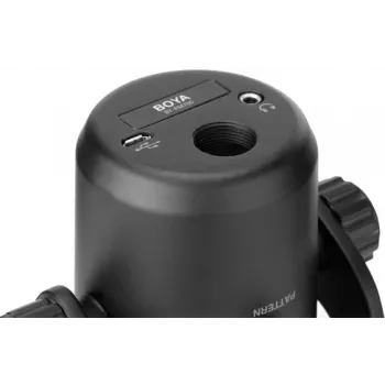 BOYA BY-PM700 USB Μικρόφωνο πυκνωτικό με 4 κατευθυντικά χαρακτηριστικά, monitoring χωρίς καθυστέρηση, ενσωματωμένη βάση