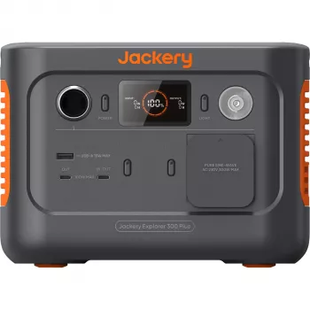 Jackery Explorer 300 Plus 288Wh LiFePO4 φορητός σταθμός ενέργειας με 300W AC, 100W PD, Solar Ready