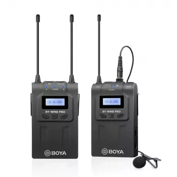 BOYA BY-WM8 Pro-K1 UHF Dual-Kanal ασύρματο σύστημα μικροφώνου lavalier