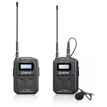 BOYA BY-WM6S UHF ασύρματο σύστημα μικροφώνου lavalier για κάμερες και smartphones