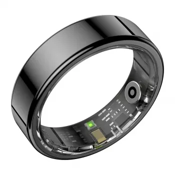 COLMI RING 2 smart ring μέγεθος 9 μαύρο - 24/7 καρδιακός ρυθμός, SpO2, θερμοκρασία, IP68, μπαταρία 7 ημερών