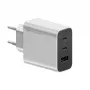 Cuktech 65W GaN φορτιστής τοίχου με 2x USB-C και 1x USB-A - γκρι