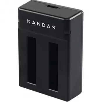 Kandao QooCam EGO Διπλός Φορτιστής με USB-C, LED Ενδείξεις, Προστασία Υπερφόρτισης