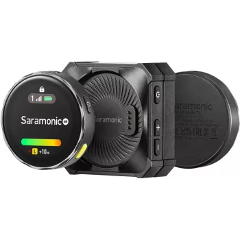 Saramonic BLINKME B2 Ασύρματο Σύστημα Μικροφώνου 2 Ατόμων με Οθόνη Αφής, Ενσωματωμένη Εγγραφή και Θήκη Φόρτισης