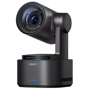 OBSBOT Tail 2 PowerUp Combo 4K AI-Tracking PTZ κάμερα διάσκεψης με NDI|HX3, διπλά μικρόφωνα και χειρισμό με χειρονομίες