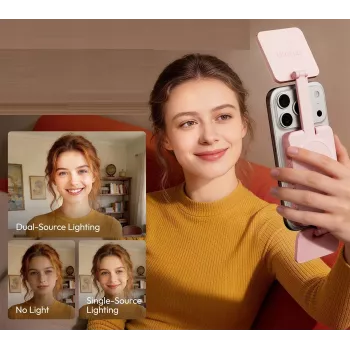 ULANZI GL01 GlowUp MagSafe LED Φως selfie για iPhone, 2500K-9000K, CRI 97, Λευκό