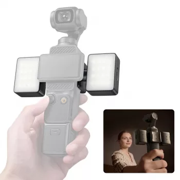 Ulanzi LM06 Διπλό μαγνητικό LED φως για DJI Osmo Pocket 3/4