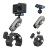 TELESIN Magic Arm Clamp Mount για DJI Osmo Action 5 Pro/4/3, Osmo 360, GoPro, Insta360 – S3-HBM-14-TDJ
