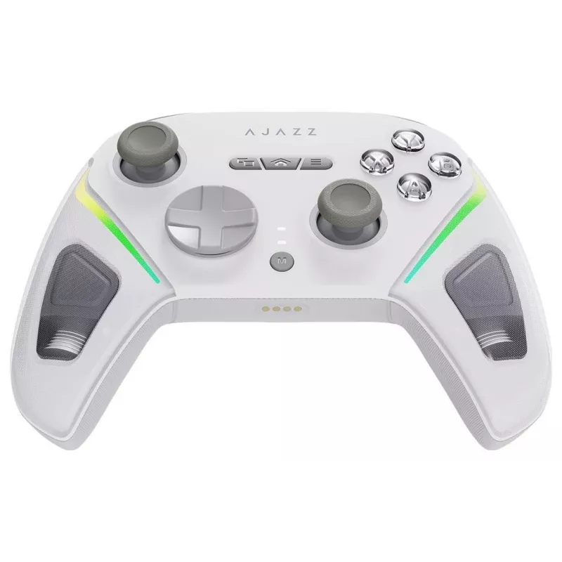 AJAZZ GP100S ασύρματο gamepad με σταθμό φόρτισης, λευκό