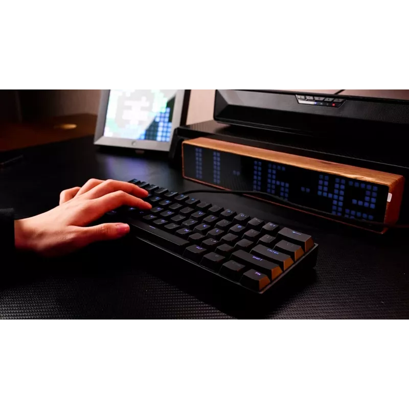 MCHOSE Ace 60 Pro gaming πληκτρολόγιο Hall-Effect Magnetic, TTC Uranus Magnetic Switch-SE, μαύρο (Ace60-5A)