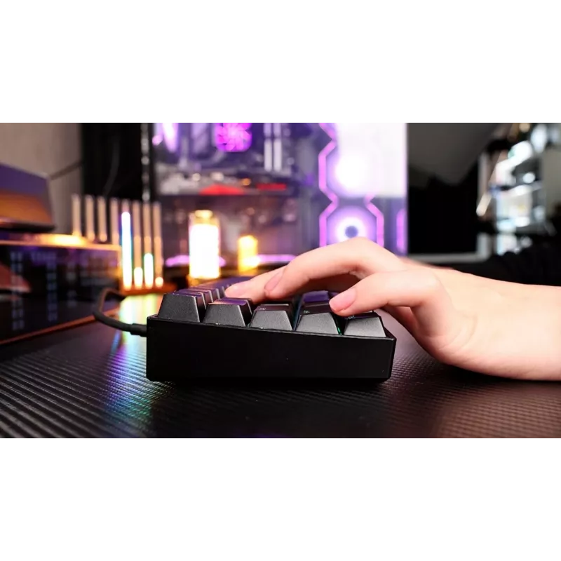 MCHOSE Ace 60 Pro gaming πληκτρολόγιο Hall-Effect Magnetic, TTC Uranus Magnetic Switch-SE, μαύρο (Ace60-5A)