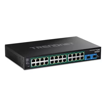 TRENDnet 26-Port ενισχυμένος βιομηχανικός Gigabit PoE+ Managed Switch με 24x PoE+ και 2x SFP