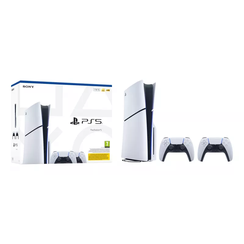 Sony PlayStation 5 Slim Disc Edition 1TB κονσόλα - Λευκό & Μαύρο
