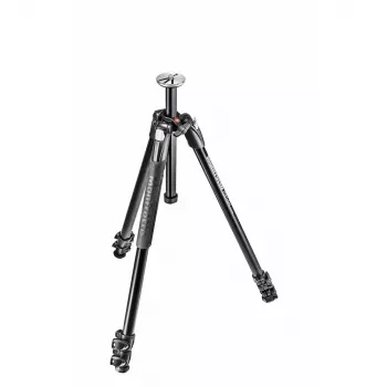 Manfrotto 290 Xtra τρίποδο αλουμινίου με 3-πλάσια εκτεινόμενα πόδια, 3-Wege-Neiger δεν περιλαμβάνεται, Μαύρο, MT290XTA3