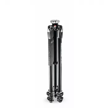Manfrotto 290 Xtra τρίποδο αλουμινίου με 3-πλάσια εκτεινόμενα πόδια, 3-Wege-Neiger δεν περιλαμβάνεται, Μαύρο, MT290XTA3