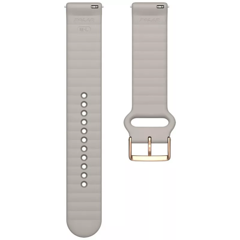 Polar Ignite 3 λουράκι σιλικόνης 20 mm S-L, Greige