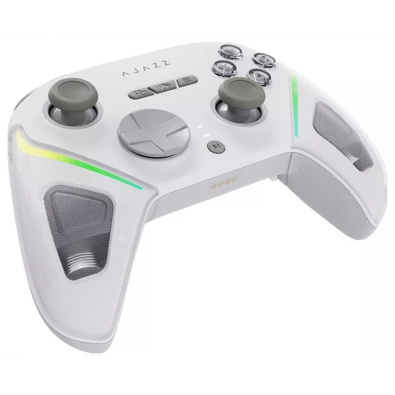 AJAZZ GP100-W Tri-Mode Wireless RGB Gamepad για Switch, PC, iOS & Android – Λευκό