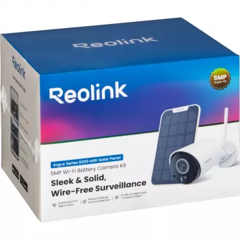 Reolink Argus Eco B320 ασύρματη κάμερα παρακολούθησης 5MP με ηλιακό πάνελ