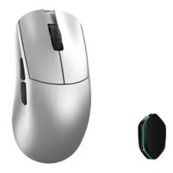 WLMouse YING Magnesium ασύρματο gaming ποντίκι, PAW3950HS, 8K Polling, οπτικοί διακόπτες Omron - ασημί