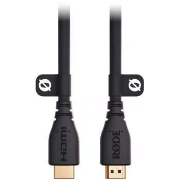 RODE HDMICABLE3M καλώδιο High-Speed HDMI 3m με Ethernet, 4K 60Hz, HDR, 18Gbps, επιχρυσωμένο