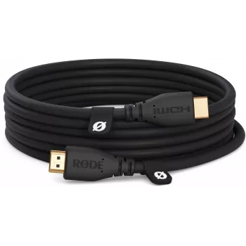 RODE HDMICABLE3M καλώδιο High-Speed HDMI 3m με Ethernet, 4K 60Hz, HDR, 18Gbps, επιχρυσωμένο