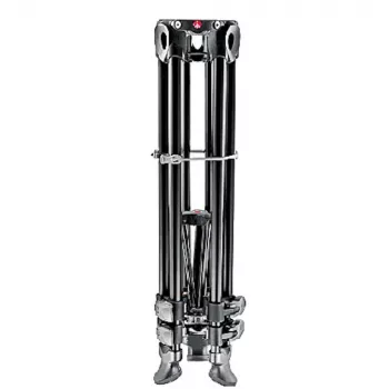 Manfrotto MVT502AM Αλουμινένιο Τρίποδο Βίντεο με Υγρή Κεφαλή, 3 Τμήματα Ποδιών, Ικανότητα Φόρτωσης 4 kg, Μέγιστο Ύψος 169 cm, Μαύρο