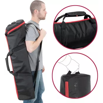 Manfrotto MB MBAG90PN Επενδεδυμένη τσάντα τριπόδου 90cm, Μαύρο