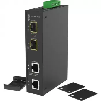 Axis TU8008 Μετατροπέας πολυμέσων δικτύου 1GbE 10/100/1000Base-T RJ-45/SFP