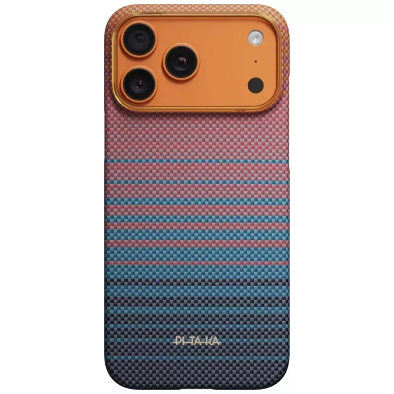 PITAKA Edge Case California Dream 05 για iPhone 17 Pro Max - Sunset (ίνες αραμιδίου, MagSafe)