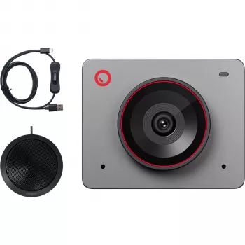 OBSBOT Meet 2 Combo Space Grey 4K AI-Webcam με Μαγνητική Βάση, Μίνι Τρίποδο και Θήκη