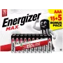 Energizer Max Micro AAA Αλκαλικές μπαταρίες 1,5 V συσκευασία 20 τεμ. (E303349400)