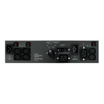 ABB PowerValue 11 RT Bypass PDU 16A - Μονάδα διανομής ισχύος 1U Rackmount με χειροκίνητο bypass, 1x C19 & 4x C13 έξοδοι, είσοδος IEC C20