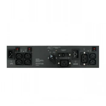 ABB PowerValue 11 RT Bypass PDU 16A - Μονάδα διανομής ισχύος 1U Rackmount με χειροκίνητο bypass, 1x C19 & 4x C13 έξοδοι, είσοδος IEC C20