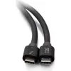 C2G καλώδιο 2,5 ποδιών Thunderbolt 4 USB-C - 40Gbps, 100W PD, 8K, Μαύρο