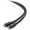 C2G καλώδιο 2,5 ποδιών Thunderbolt 4 USB-C - 40Gbps, 100W PD, 8K, Μαύρο