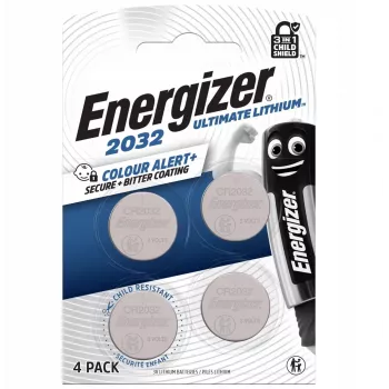 Energizer CR2032 3V λιθίου κουμπί, 4 τεμ.